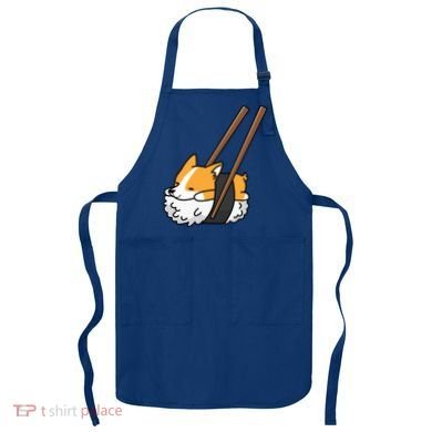 Corgi Sushi Funny Dog Gift Apron