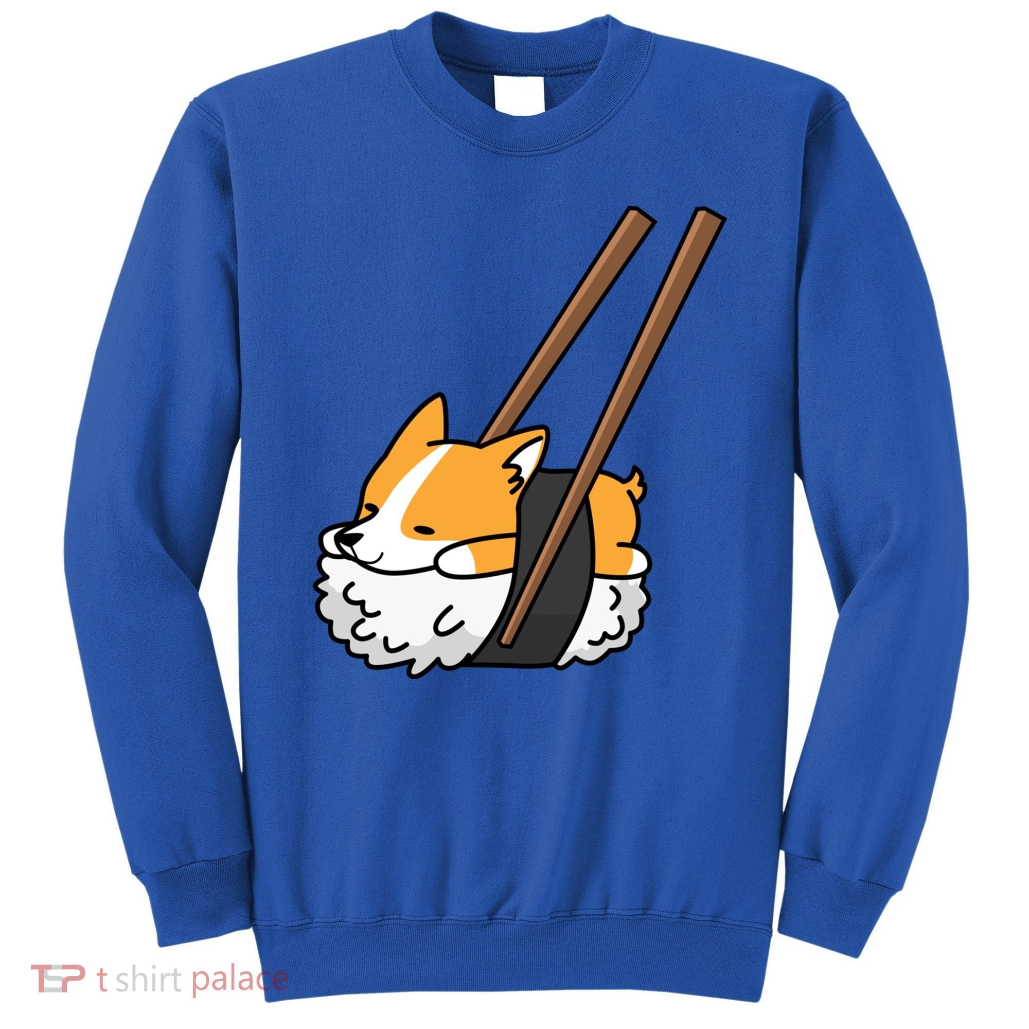 Corgi Sushi Funny Dog Gift Sweatshirt