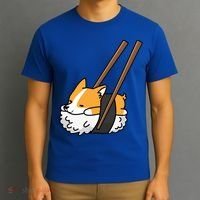 Corgi Sushi Funny Dog Gift T-Shirt thumb 3