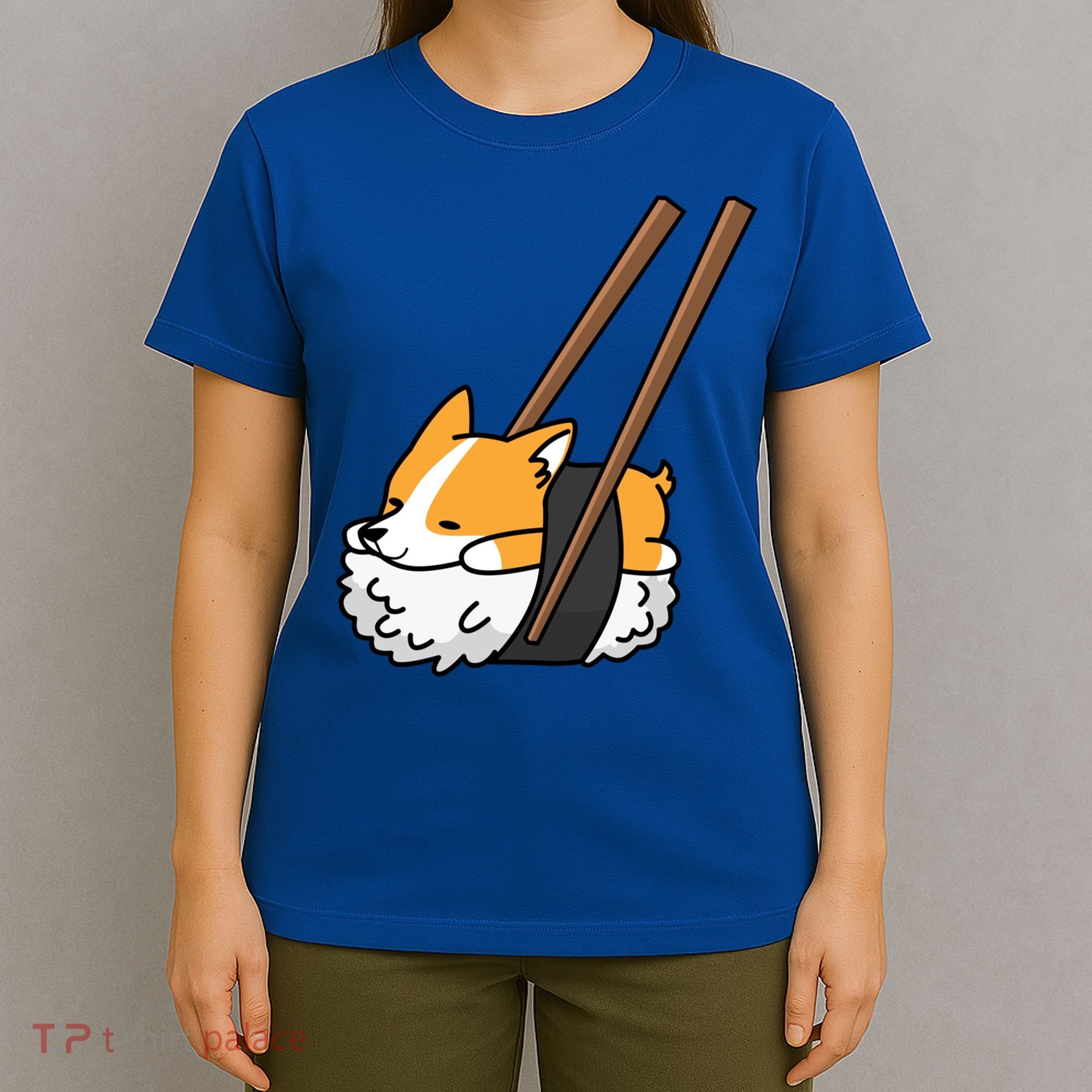 Corgi Sushi Funny Dog Gift T-Shirt