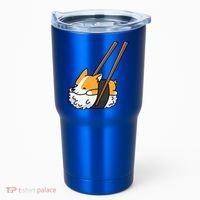 Corgi Sushi Funny Dog Gift Tumbler thumb 0