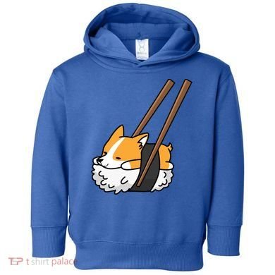 Corgi Sushi Funny Dog Gift Toddler Hoodie