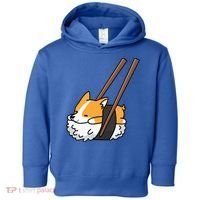 Corgi Sushi Funny Dog Gift Toddler Hoodie thumb 0
