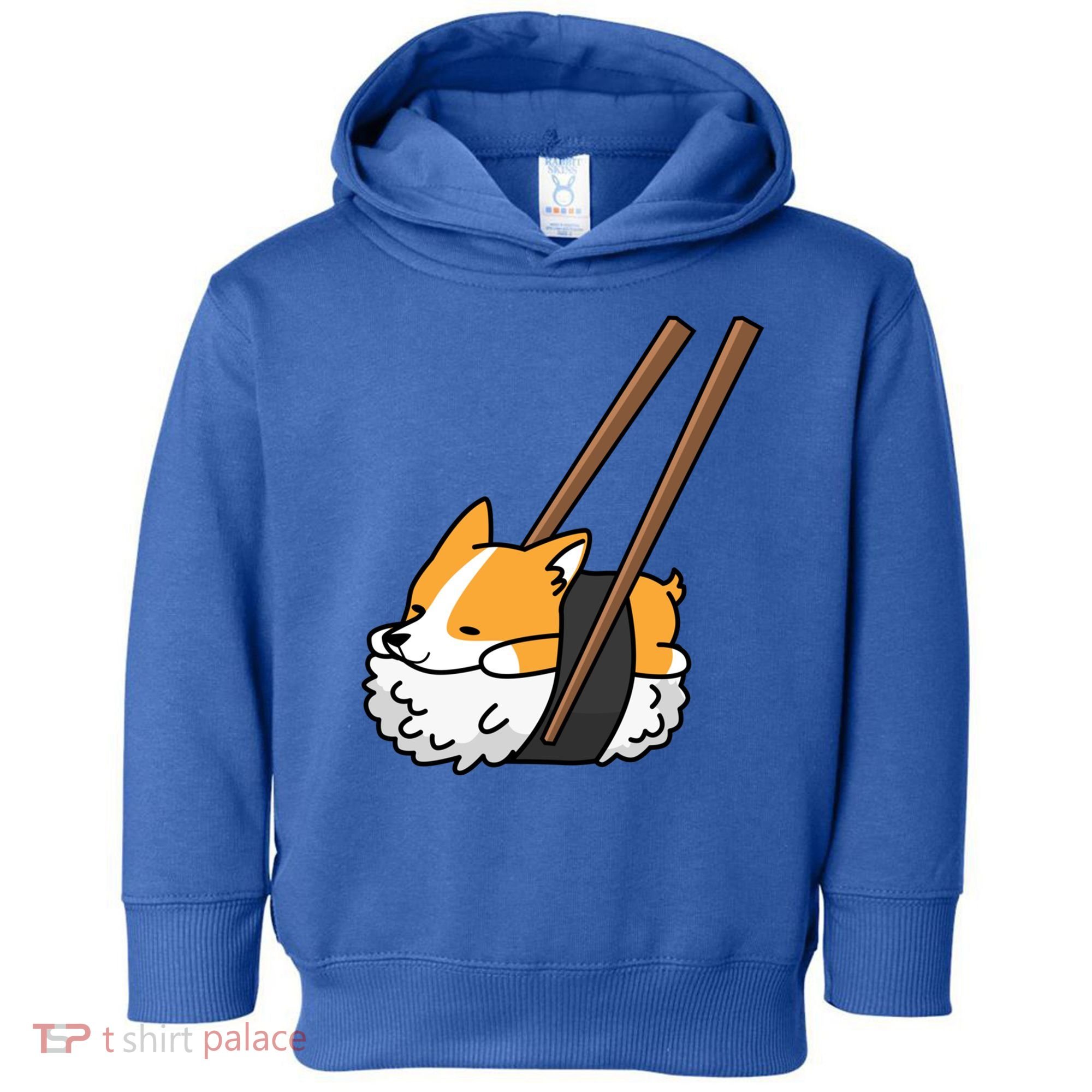 Corgi Sushi Funny Dog Gift Toddler Hoodie