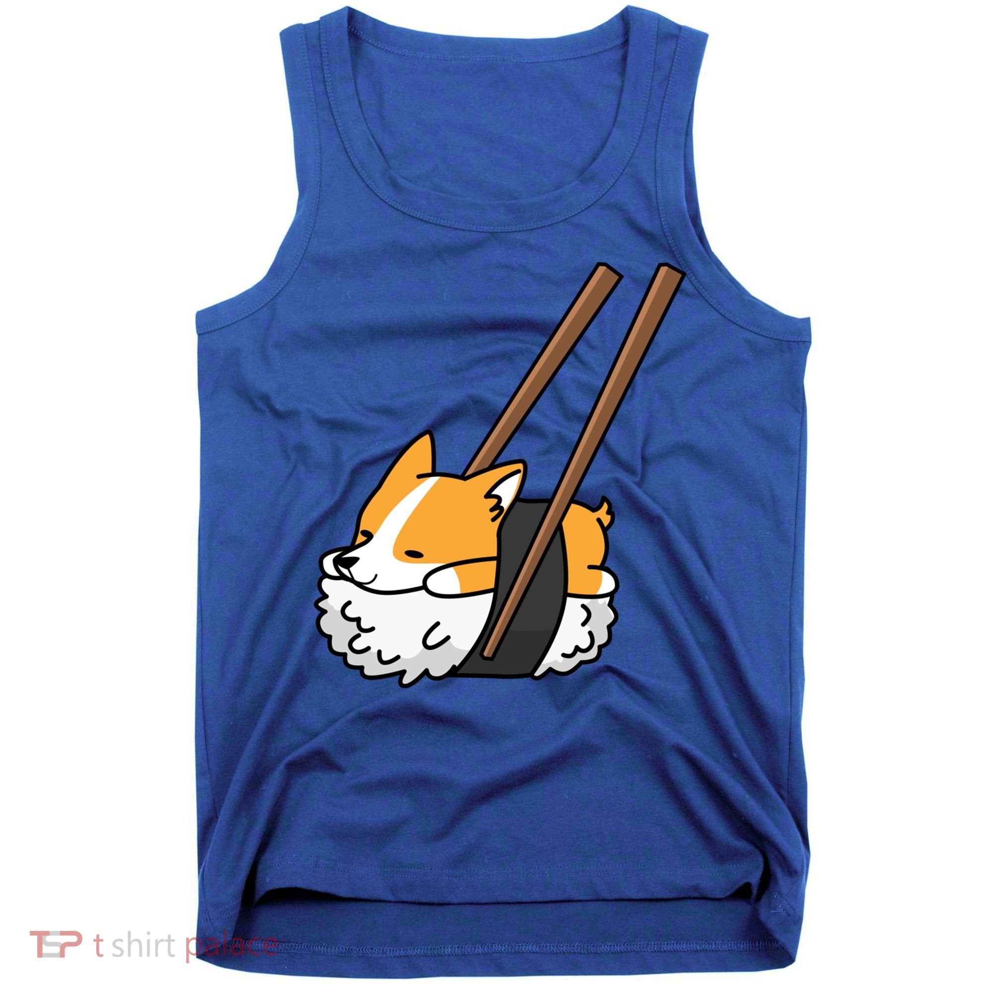 Corgi Sushi Funny Dog Gift Tank Top