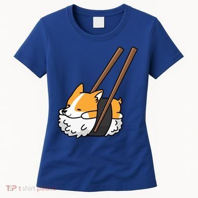 Corgi Sushi Funny Dog Gift Women's T-Shirt