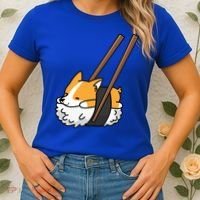 Corgi Sushi Funny Dog Gift Women's T-Shirt thumb 2