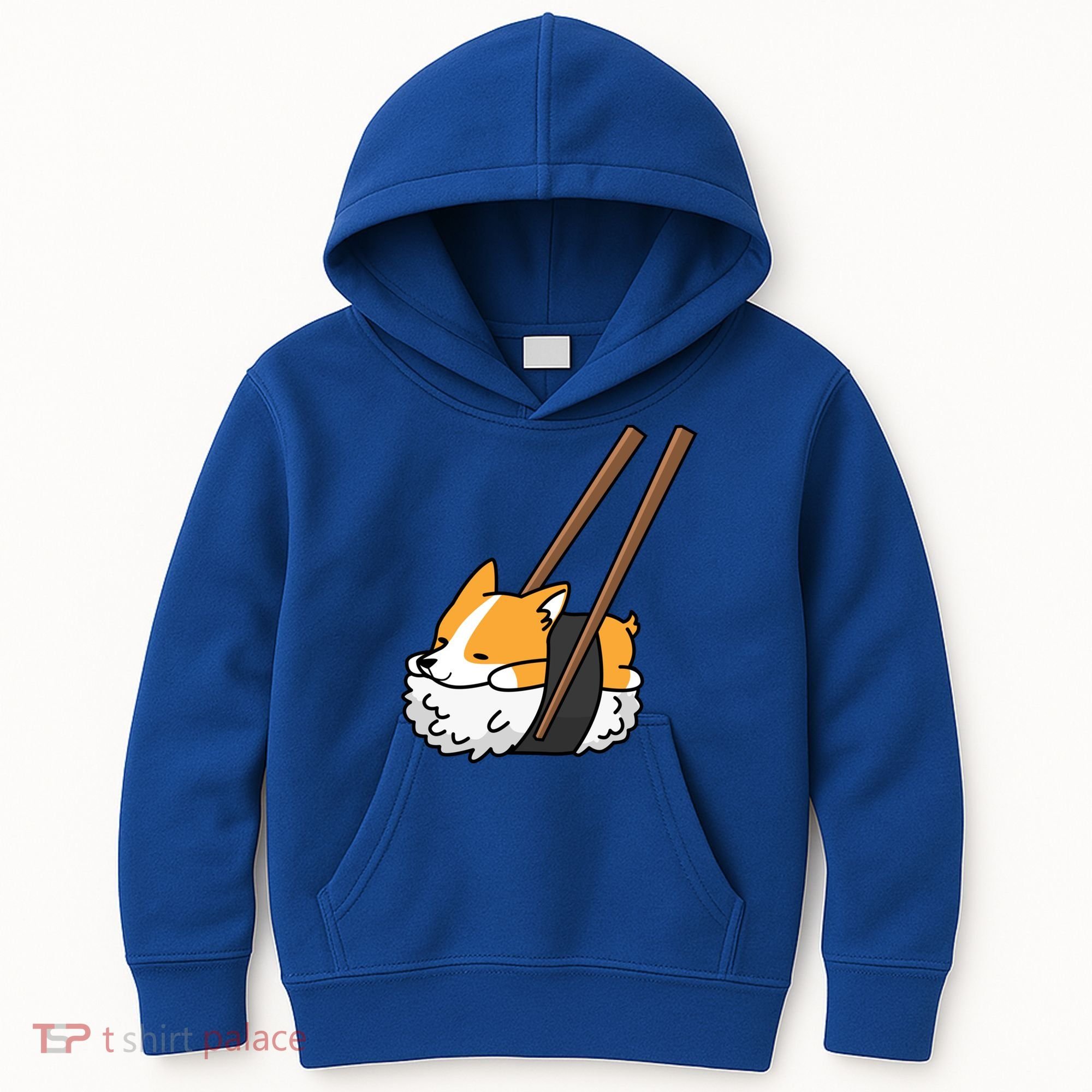 Corgi Sushi Funny Dog Gift Kids Hoodie