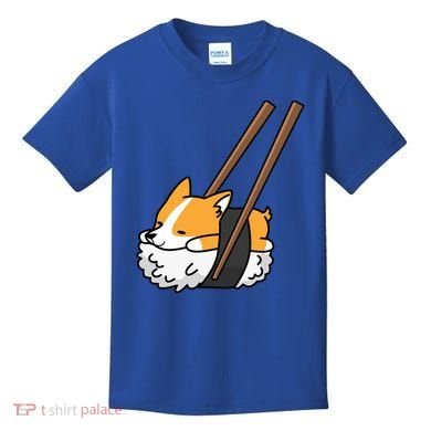 Corgi Sushi Funny Dog Gift Kids T-Shirt