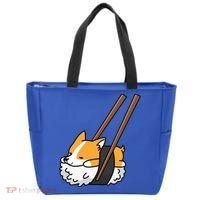 Corgi Sushi Funny Dog Gift Tote Bag thumb 0
