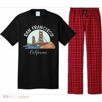 California San Francisco Gift Golden Gate Bridge Souvenir Pajama Set thumb 0