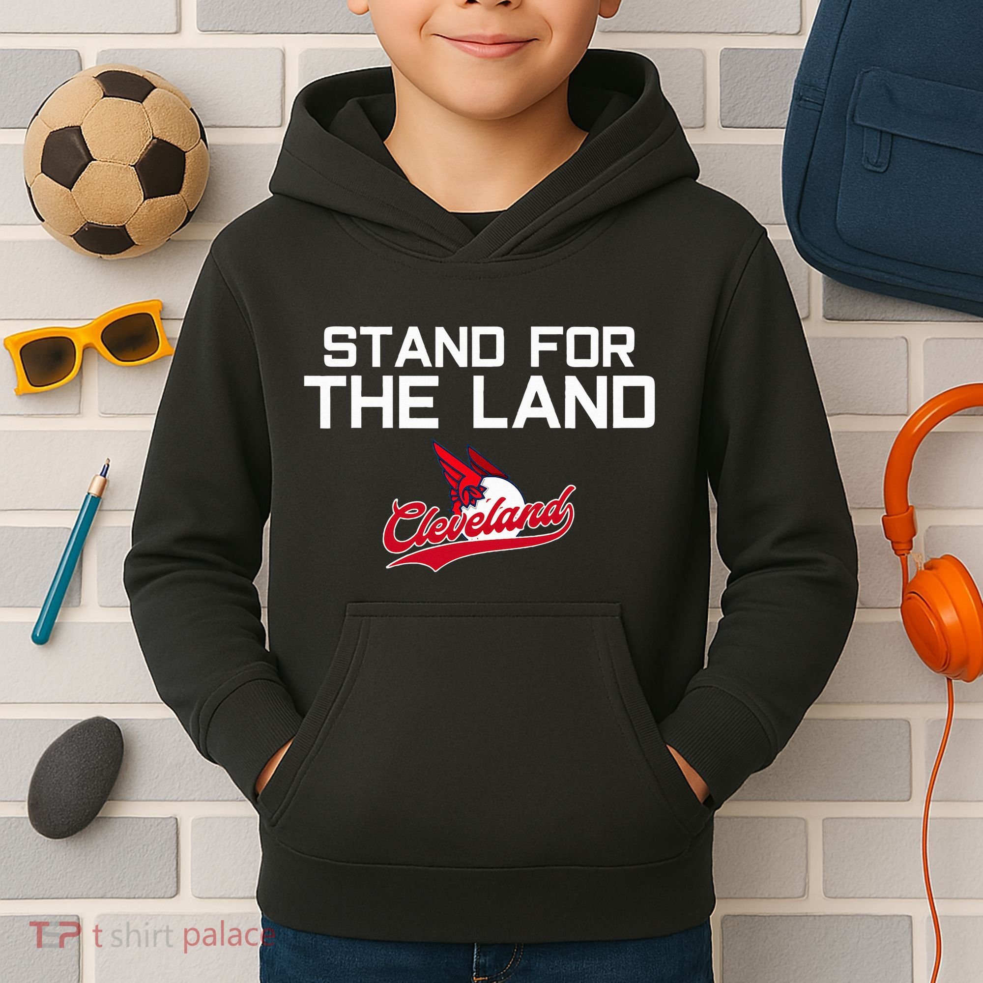 Cleveland Stand For The Land Kids Hoodie