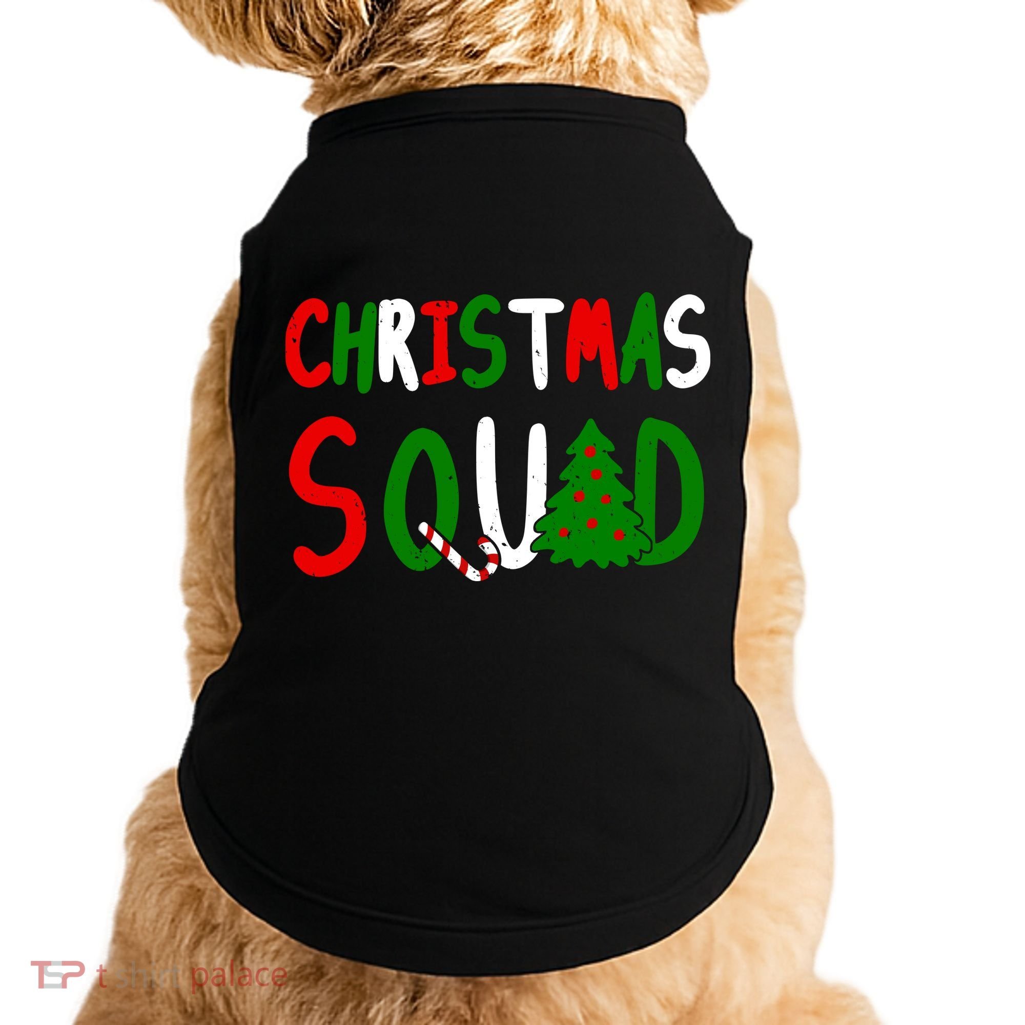 Christmas Squad Family Matching Doggie Tank