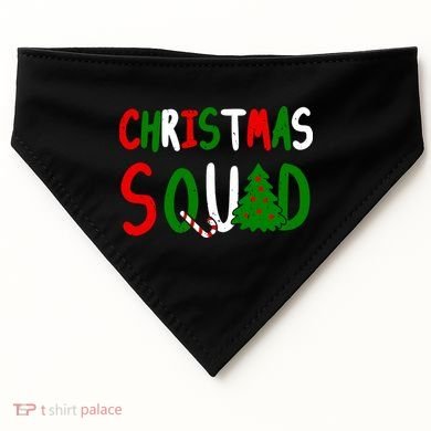 Christmas Squad Family Matching USA-Made Doggie Bandana