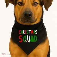Christmas Squad Family Matching USA-Made Doggie Bandana thumb 1