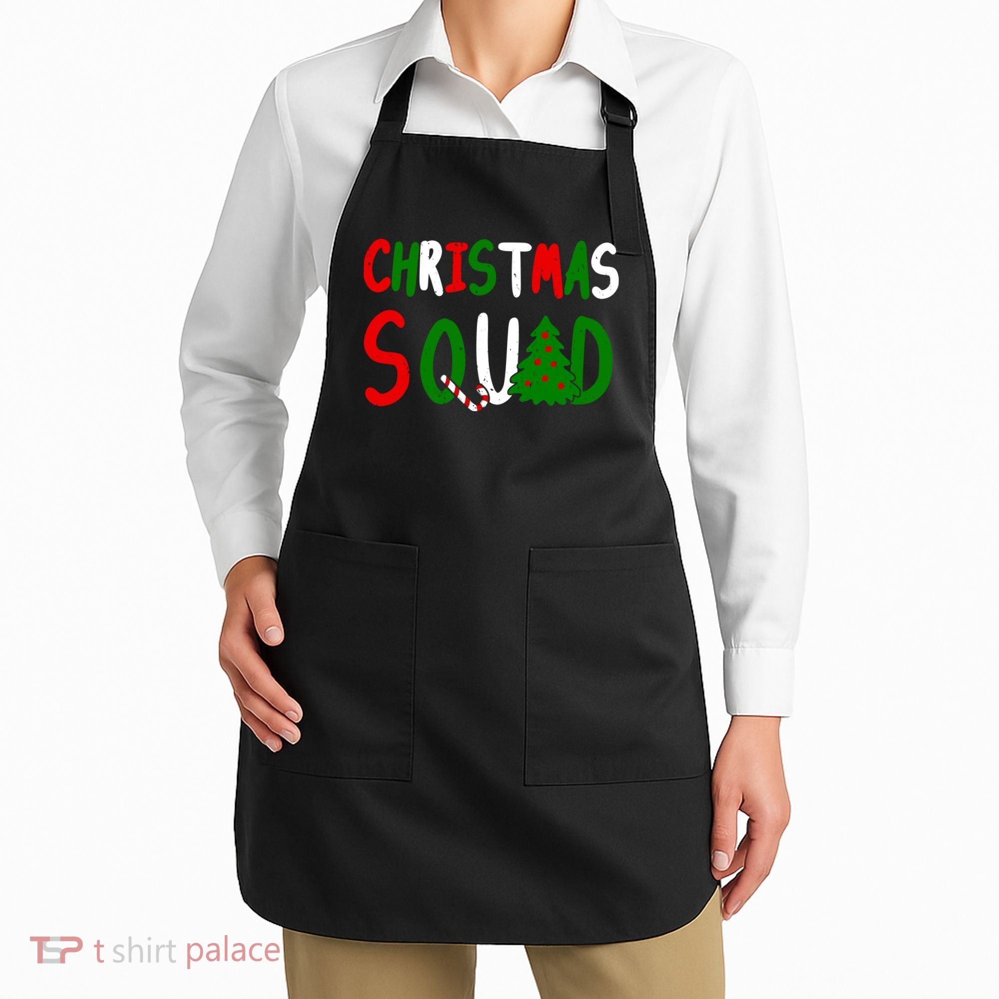 Christmas Squad Family Matching Apron