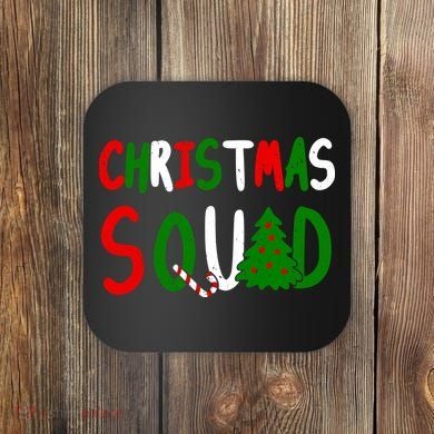 Christmas Squad Family Matching Coaster