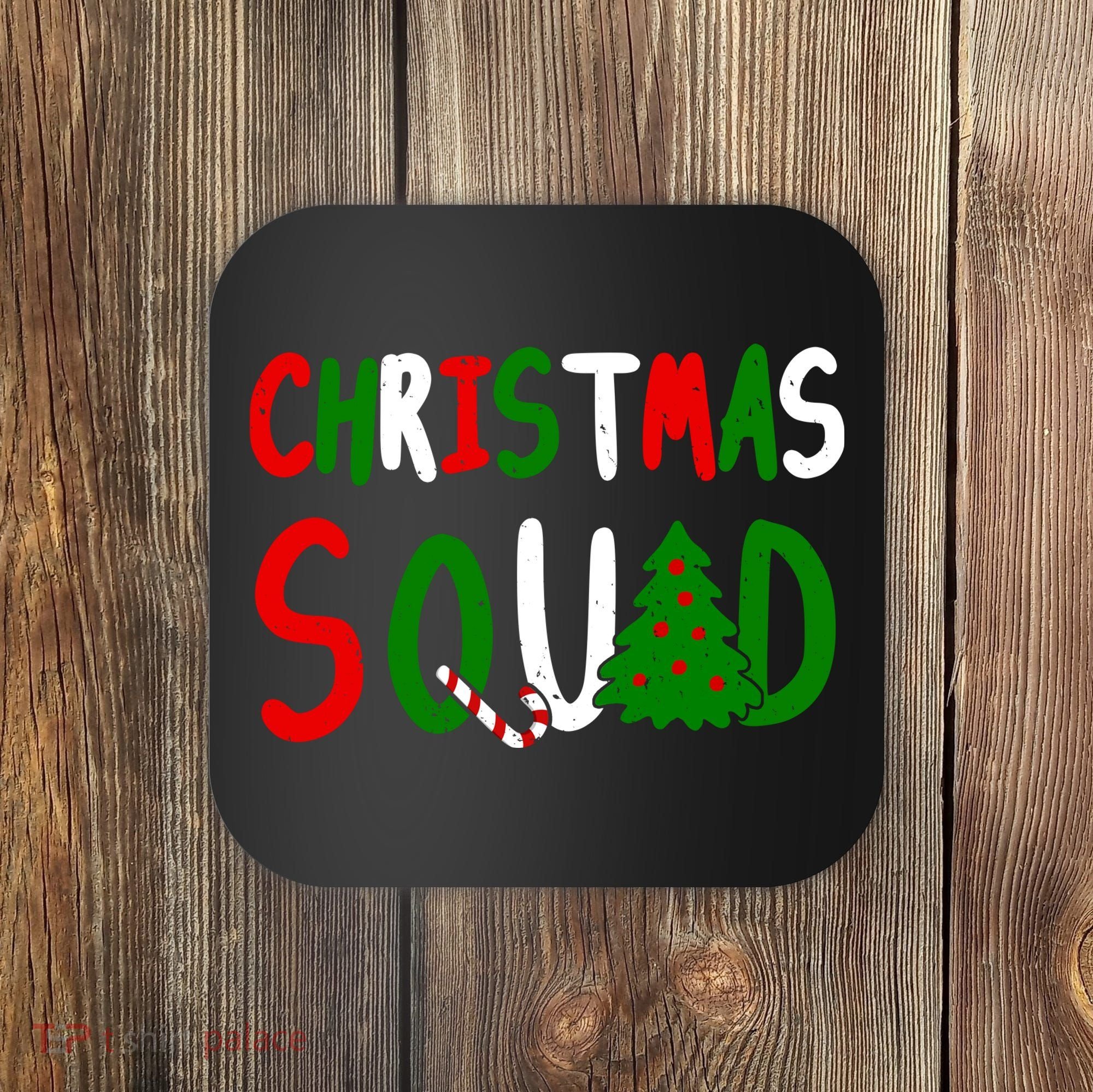 Christmas Squad Family Matching Coaster