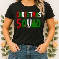 Christmas Squad Family Matching Women's T-Shirt thumb 2