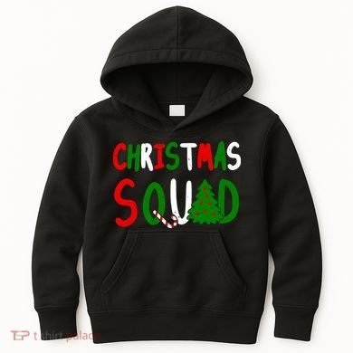 Christmas Squad Family Matching Kids Hoodie