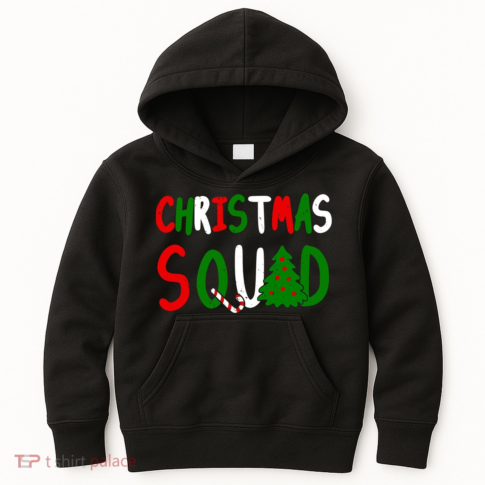 Christmas Squad Family Matching Kids Hoodie