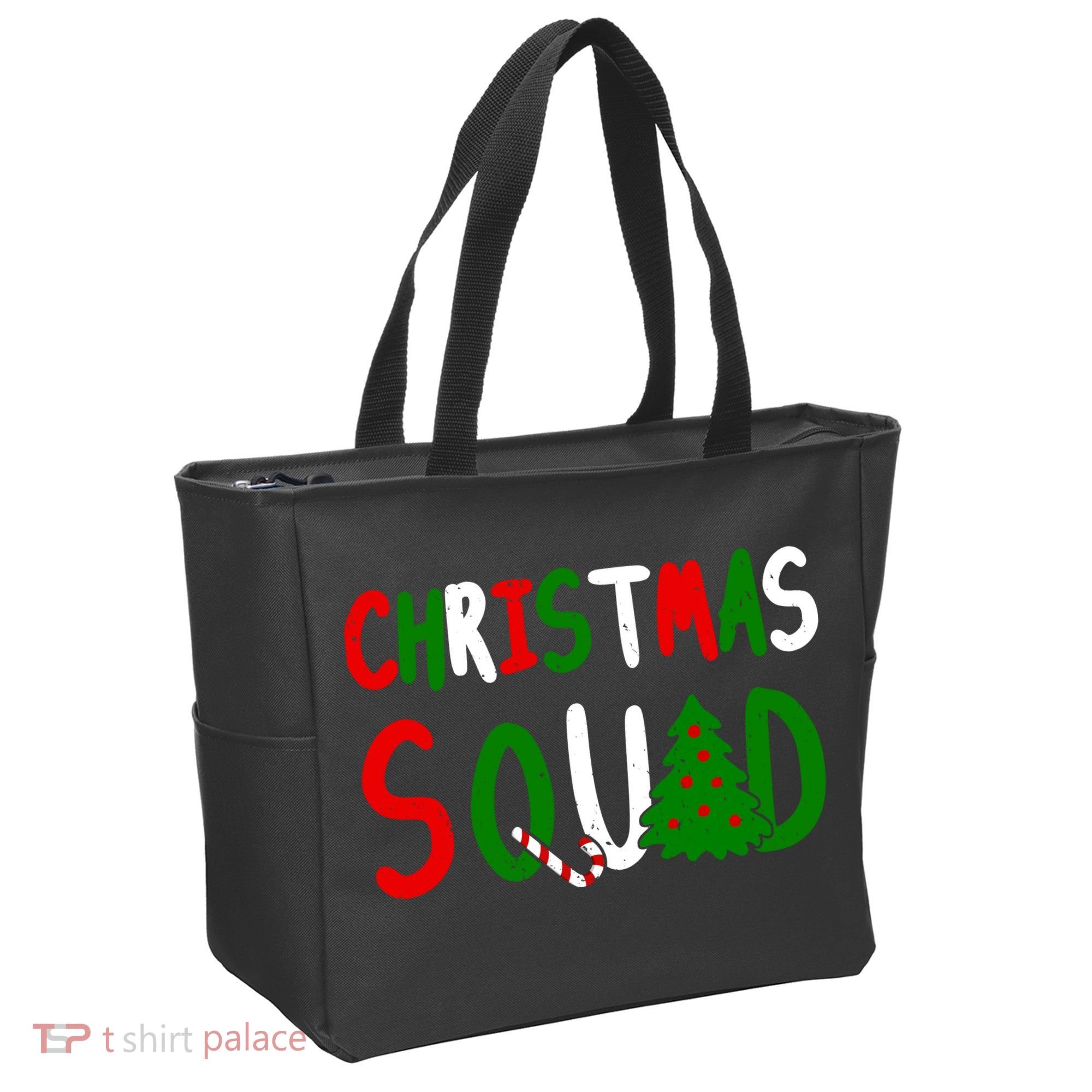 Christmas Squad Family Matching Tote Bag