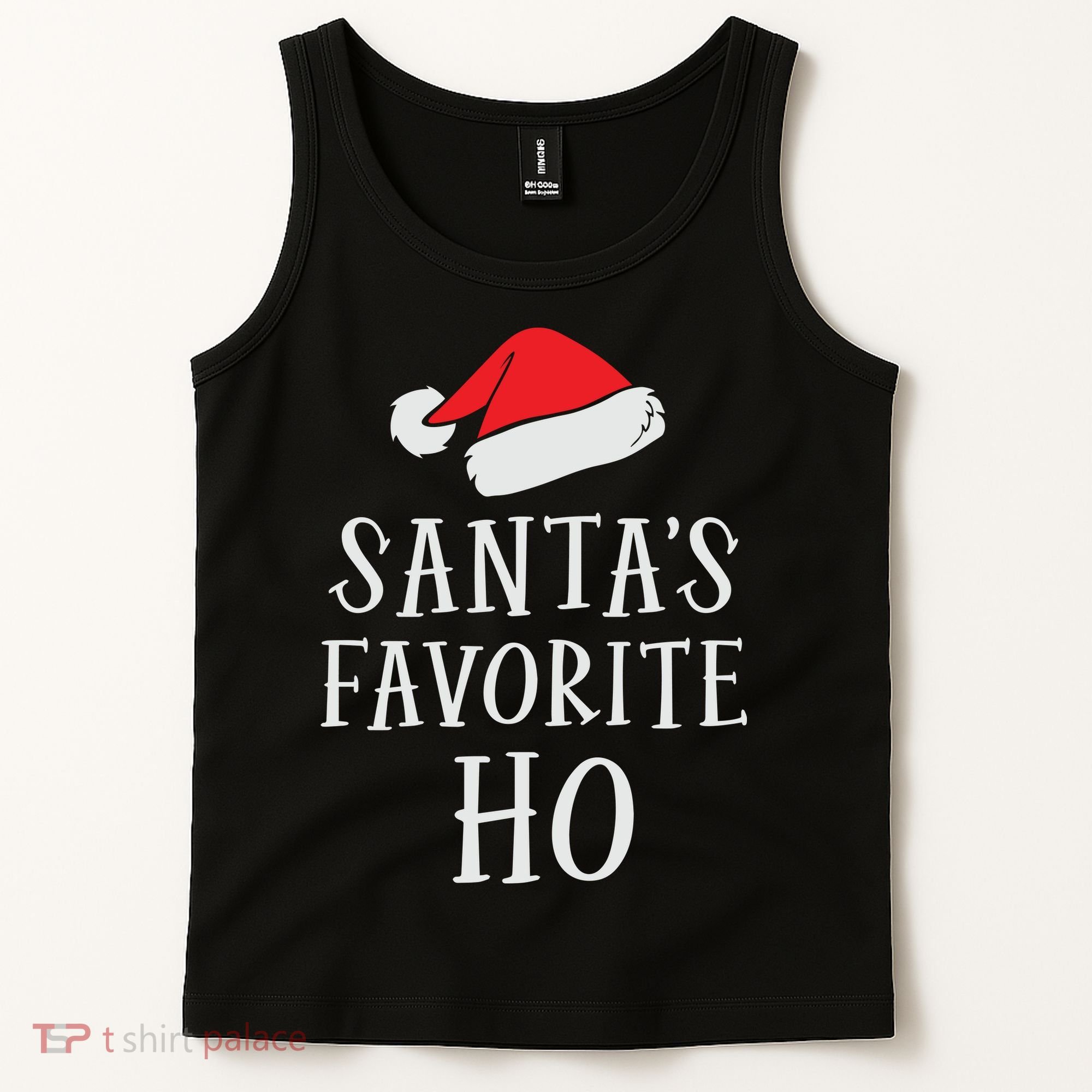 Christmas Santas Favorite Ho Funny Xmas Tank Top