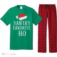 Christmas Santas Favorite Ho Funny Xmas Pajama Set thumb 0