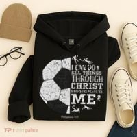 Christian Soccer Faith Bible Verse Philippians 413 Hoodie thumb 4