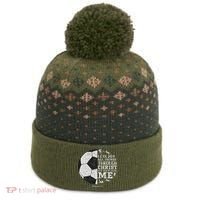 Christian Soccer Faith Bible Verse Philippians 413 The Baniff Cuffed Pom Beanie thumb 0