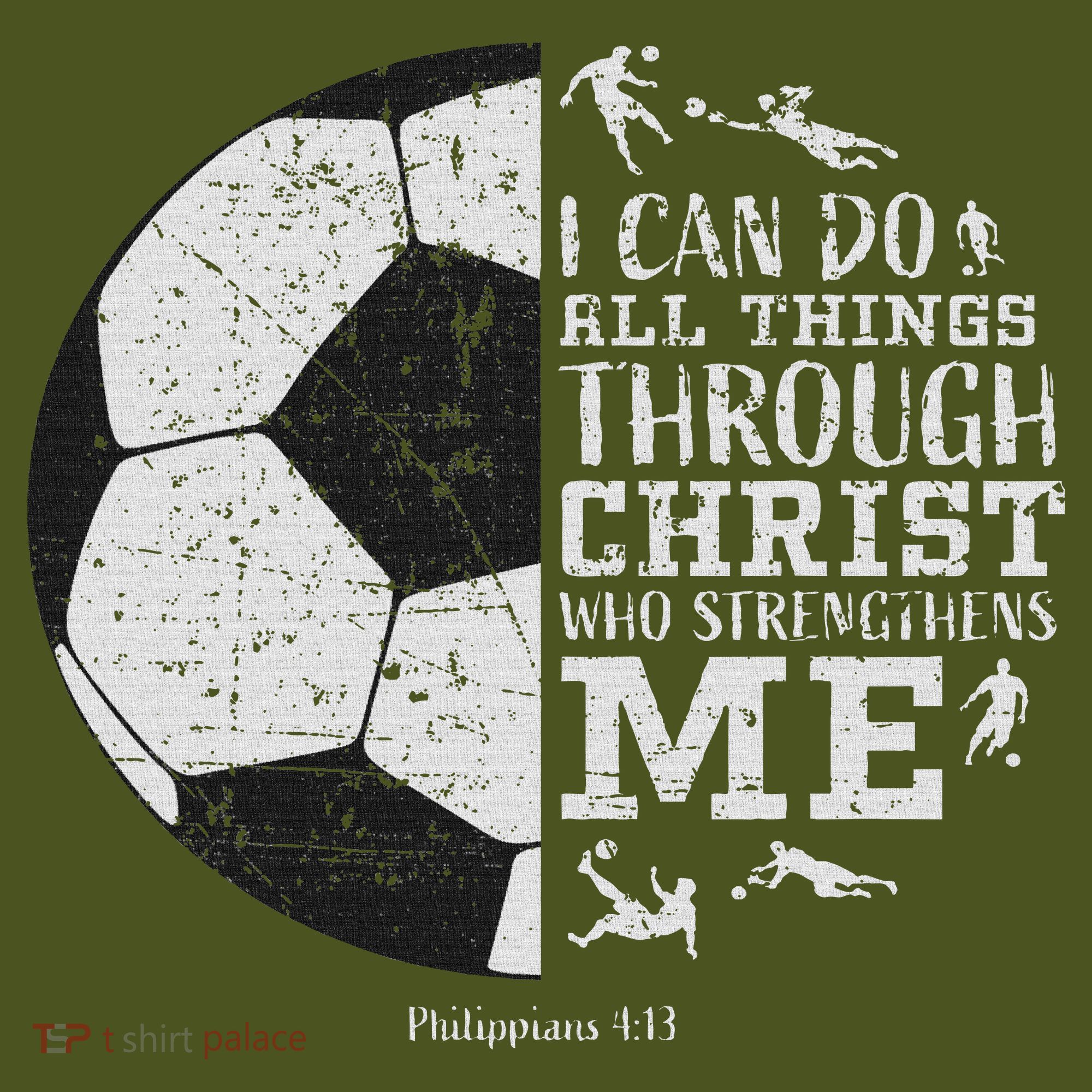Christian Soccer Faith Bible Verse Philippians 413 The Baniff Cuffed Pom Beanie