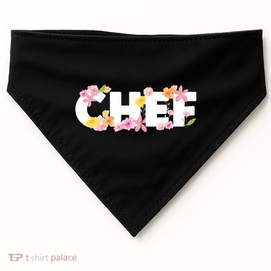 Chef Spring Floral USA-Made Doggie Bandana