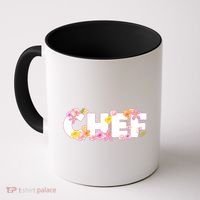 Chef Spring Floral Coffee Mug thumb 0