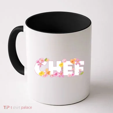 Chef Spring Floral Coffee Mug