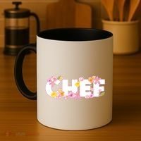Chef Spring Floral Coffee Mug thumb 4