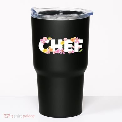 Chef Spring Floral Tumbler