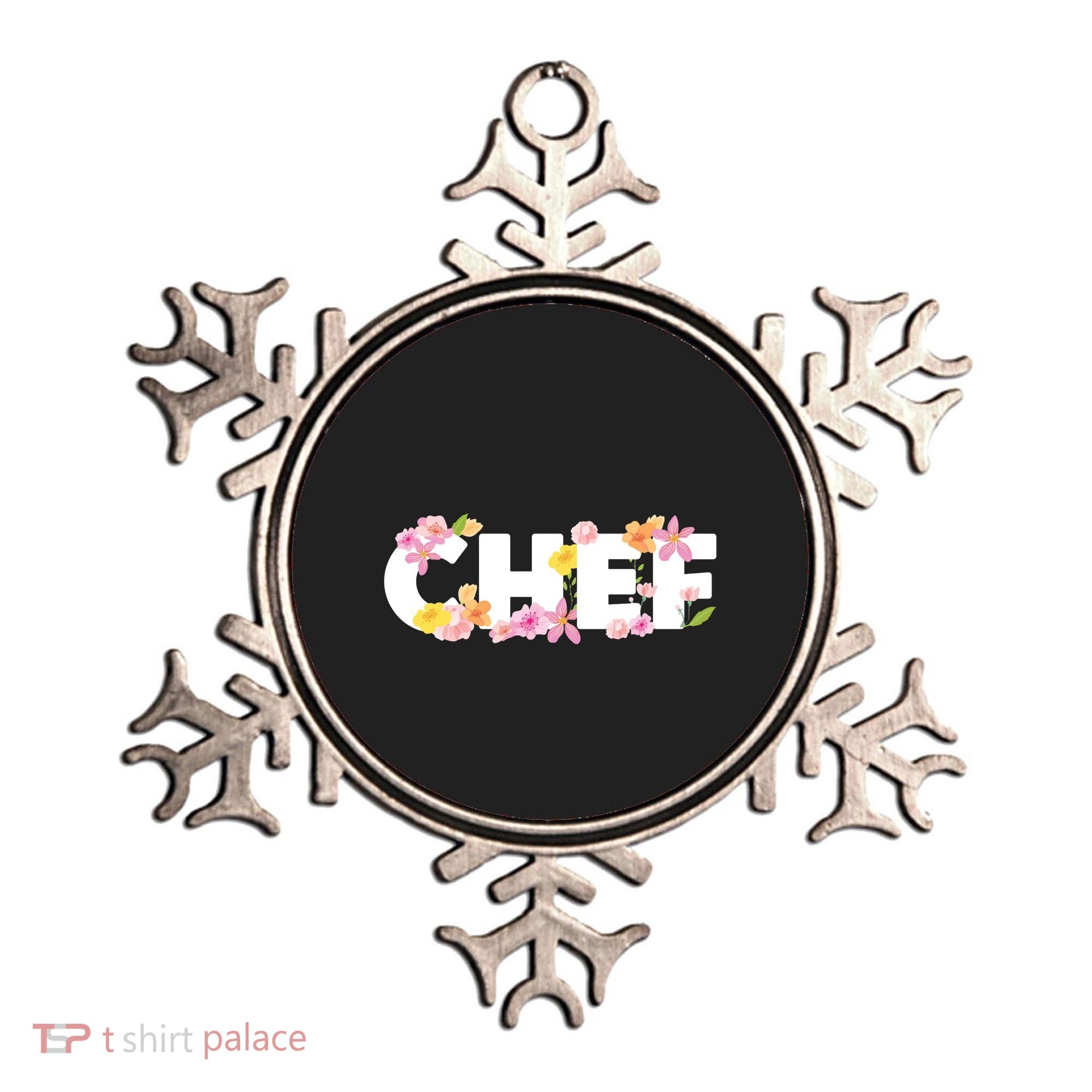 Chef Spring Floral Ornament