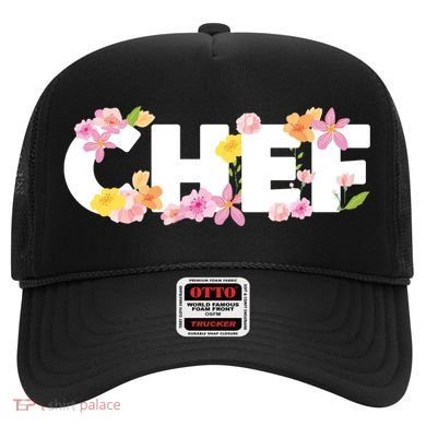 Chef Spring Floral Hat