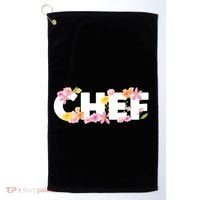 Chef Spring Floral Golf Towel thumb 0
