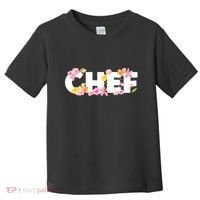 Chef Spring Floral Toddler T-Shirt thumb 0