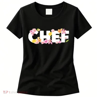 Chef Spring Floral Women's T-Shirt