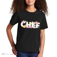 Chef Spring Floral Kids T-Shirt thumb 2