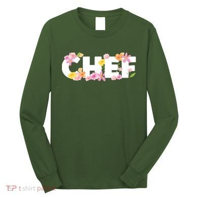 Chef Spring Floral Long Sleeve Shirt