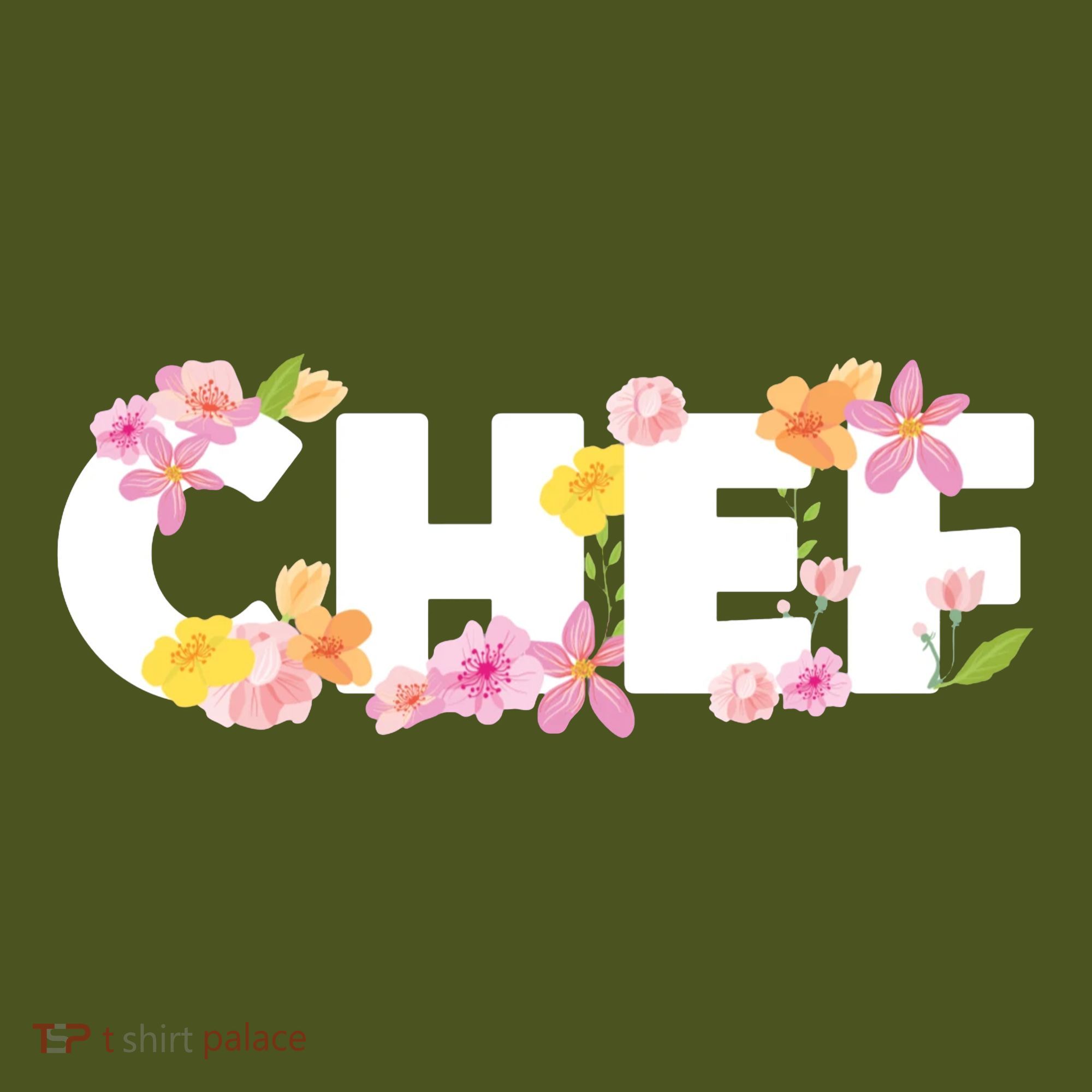 Chef Spring Floral T-Shirt