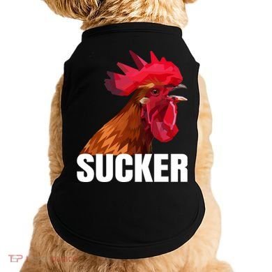 Cock Sucker Funny Rooster Joke Doggie Tank