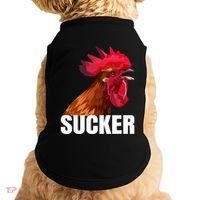 Cock Sucker Funny Rooster Joke Doggie Tank thumb 0