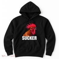 Cock Sucker Funny Rooster Joke Hoodie thumb 0