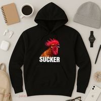 Cock Sucker Funny Rooster Joke Hoodie thumb 3