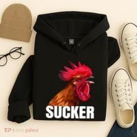 Cock Sucker Funny Rooster Joke Hoodie thumb 4