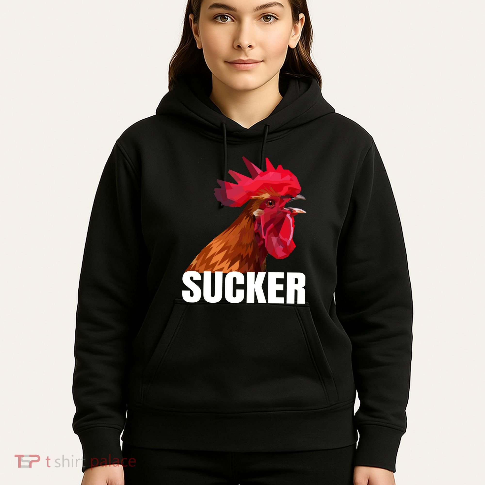 Cock Sucker Funny Rooster Joke Hoodie